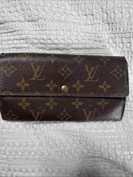 Louis Vuitton Accessories - Louis Vuitton Monogram Brown Fold-Over Continental Wallet with COA